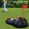 Aides à l'entraînement du putter de golf, pour la pratique du plan oscillant, correcteur, indicateur de posture, laser de golf intérieur/extérieur, pointeur de ligne rouge