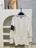Бесплатная доставка 2024 белый пуловер с круглым вырезом и длинными рукавами женский вязаный свитер дизайнерские короткие женские топы 32021