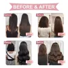 Extensões Doreen 12''24'' Clp em Extensão de Cabelo Cabelo Humano Máquina Reta Remy Grampos de Cabelo Naturais para Mulheres Cabeça Cheia 240G 10 Pçs / set