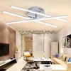 Wall Lamp Indoor LED Ceiling Light Modern Simple Push-button Soft Eye Protection Bedroom Three Straight Lights