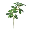 Decoratieve bloemen 65cm groen blad plant plastic nep bloemstuk sier binnen kunstmatig voor home decor kantoor