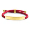 Pull Adjustable Bracelet Stainless Steel Pipe Bar Charm Bracelets for Men Women Jewelry Summer Holiday Gift