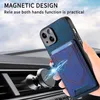 Caseist Creative Jeans Canvas Phone Case with Creder Card Cash Slot Holder Pocket Wallet Weather Leather Magnetic Back Cover for iPhone 15 14 13 12 11 Pro Max XS XR 8 7 Plus