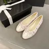 High quality women flats shoes sweet round toe bowtie ballet female comfortable casual dance shoes big size 35-42 with box