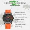Naviforce New Style Popular Silicone Strap Male Quartz Watchesファッションカジュアルウォータープルーフリストウォッチ