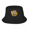 Berets Armenia Coat Of Arms Outfits Bucket Hats Panama For Man Woman Bob Hip Hop Fisherman Summer Beach Fishing Unisex Caps