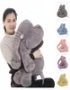 40 cm höjd stor plysch elefantdocka leksak barn som sover tillbaka kudde söt fylld elefant baby följer docka xmas gåva9393406