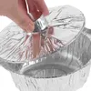 Bols 5 sets à gâteau à gâteau avec couverture en papier d'aluminium extérieur casserole de camping