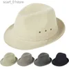 Ball Caps Mens Hat Fedoras Top Jazz Play Hat Adult Bowling Hat Ic wersja tanie hatc24319
