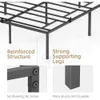 Other Bedding Supplies All metal platform bedstead with solid steel bed Flat noodles the mattress foundation has no box and the spring needs large storage black bedst