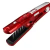 Żelazę 2 na 1 Iron Iron Postawca płaskich żelaza do włosów Par Paym Salon Salon Styler Tourmaline Flat Iron Curling Irons