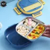 Lunch Box per bambini 304 Lunch Box portatile in acciaio inossidabile Baby Child Student Outdoor Camping Picnic Contenitore per alimenti Bento Box 240307