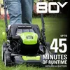 Pro 80V 21-Inch Brushless Self-Propelled Lawn Mower 4.0Ah Battery