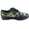 Scarpe da fitness Uomo Estate Allenamento militare Scarpe da ginnastica di tela Autunno Arrampicata all'aperto Camouflage Stivali militari da lavoro resistenti all'usura bassi e sottili