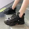 Casual Schoenen Mooie Roze Chunky Sneakers Vrouwen 2024 Dikke Zool Meisjes Sport Groene Mode Papa Damesschoenen Wit Zwart