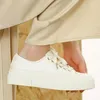 Casual Shoes Versatile Round Toe Thick Sole Canvas 2024 Fashion Breathable Wear Resistance Summer Women's Little White