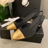 Sandales à bride arrière en cuir véritable de qualité supérieure, talons hauts épais, 8 couleurs disponibles, ballerines de luxe pour femmes, sandales de fête pour dames, mariage avec boîte