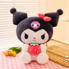 Animali di peluche ripieni di anime giocattolo carino gatto heart fragola gattino bambola per bambini decorazioni per la casa decorazioni per la casa ragazze di compleanno per bambini natalizi