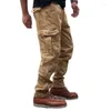 Pantalons pour hommes Style militaire Cargo Hommes Casual Pantalon en coton Pantalon régulier Slim Jambe Zipper Street Fashion Tactique Homme Vêtements