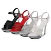 Dress Shoes Women Sandals 13-15CM High Heels Open Toe Fetish Female Shemale Gladiator Wedding Lady Model Catwalk H240325