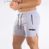 Pantaloncini da uomo Pantaloncini da fitness con doppia cerniera Pantaloncini da corsa da uomo Nuovi Pantaloni da allenamento fitness da uomo Pantaloncini da spiaggia traspiranti ad asciugatura rapida estivi Y240320