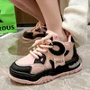 Casual Shoes Women Platform Sneakers Mixed Colors Sports Lace Up Comfortable Outdoor Running Tennis Female 35-40