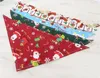 Dog Apparel 500pcs/lot Christmas Puppy Pet Bandana Collar Cotton Bandanas Tie Grooming Products SN3861