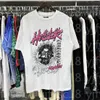 t-shirt magliette firmate t-shirt grafiche abbigliamento vestiti pantaloni a vita bassa tessuto lavato Street graffiti Lettering stampa lamina Vintage Nero Vestibilità ampia taglia S-XL V-7