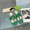 Designer string sandalen dames pantoffels platte hakken flip flop echt leer zomer strandsandalen indoor hoge kwaliteit slip-on klassieke string pantoffels schoenen maat 35-42