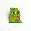 Rolig Badge -tecknad film The Frog Emalj Pins Brosch Animal Brooch Badge Jewelry Gift for Friends