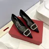 Mode de luxe femmes chaussures à talons hauts 4cm 5 couleurs disponibles qualité miroir en cuir véritable dames sexy chaussures habillées pour mariage de fête taille 35-42 avec boîte