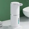 Dispensador de sabão líquido portátil elétrico automático touchless espuma 4 níveis ajustável 380ml recarregável usb