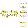 Party Decoration 1 Set 2sts Final Fiesta Banner Bachelorette Garland Last Ole Man Hen Supplies for Mexico