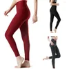 Tenues de yoga Femmes Entraînement Poche Leggings Fitness Sports Courir Pantalon athlétique Solide 2024 Mujer Gym Pantalon # 20