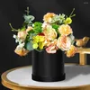 Cadeauverpakking Dozen Bloem Bloemist Boeket Verpakking Papier Rond Inpakhoed Bloemen Bloemen Opbergmogelijkheid Emmer Bloemrijke Roos