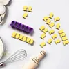 Baking Moulds Mini Fishes Shaped Biscuits Cutters Cookie Stamps Fondants Pastries Molds Plastic Kitchen Bakings Supplies