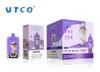 Original utco Tornado 9000 Puff 12000 Einweg-E-Zigaretten mit verifiziertem Code 0 % 2 % 3 % 5 % wiederaufladbarer Akku 18 ml Gerät Vape Pen Schneller Versand auf Lager 9k pro Puff 12k