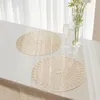 Tapis de Table Design Simple, napperons enroulables, creux, Durable, fonctionnel, Anti-brûlure, pour la cuisine de la maison