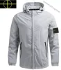 Jaqueta de pedra 1s1and 2024 Moda Masculina Designer Homens Senhoras Outerwear Primavera Outono Casaco Windbreaker Zipper Masculino Casual Esportes Ao Ar Livre Tamanho Asiático S-4XL