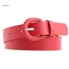 Belts Fashion Ladies PU Leather Adjustable Waist Straps For Dresses Shirt J78E