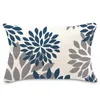 Pillow Nordic Sweet Home Dark Blue Geometric Linen Pillowcase 40 60 Decoration Sofa Cover 30 50 Lumbar