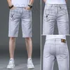 Mens Jeans Designer fashionabla denim shorts sommar tunn mjuk elastisk mångsidig high fashion fem poäng byxor män t7id 2hu9