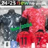 Футбольная майка Южной Кореи, новинка 2024 2025 года, HEUNG-MIN SON KANG IN LEE, национальная сборная 24 25, футбольная рубашка, мужской детский комплект, комплект «дома в гостях», мужская униформа, красная, черная, версия для фанатов.