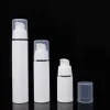 15 ml 30 ml 50 ml Hoge kwaliteit witte airless pompfles - Reizen Hervulbare cosmetische huidverzorging Crème Dispenser Lotion Verpakkingscontainer LL