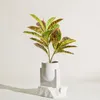 장식용 꽃 66cm 화려한 식물 플라스틱 잎 가짜 꽃 배열 가정 장식 사무실을위한 장식용 실내 인공