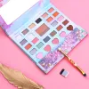 Shadow Fashion Palette de fard à paupières 26 couleurs Palette de fard à paupières mat Glitter Ombre à paupières Maquillage Set Japonais Anime Cosmétiques avec pinceau