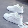 Skor vita skor kvinnor 2022 vår mode non slip casual skor platt löpning sheos kvinnor laceup komfort sneakers zapatos de mujer