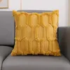 Poduszka miękka solidna puszysta pokrywa biała kości słoniowej szara żółta kawa geometryczna dekoracja domu 45x45 cm 30x50 cm