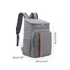 Backpack Insulated Lunch Bag For Women Men Travel Hiking Beach Large Capacity PicnicBackpack Cold FreezerBag Container