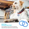 Colliers pour chiens, 15 pièces, Badge, housse de protection, étiquette pour animaux de compagnie, accessoires en Gel de silice pour chiens